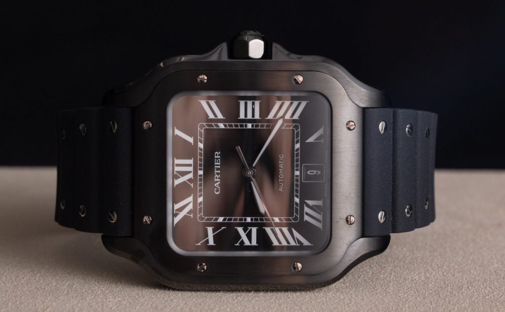 Cartier Santos Black aDLC WSSA0039 Replica Watch