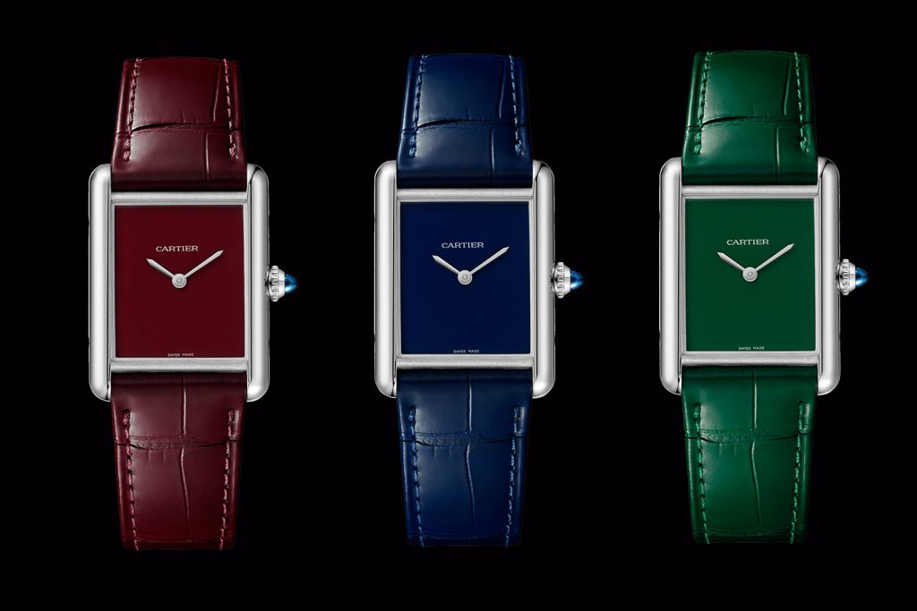 Tank Must de Cartier Replica Watch Vintage-inspired, solid-colour dials