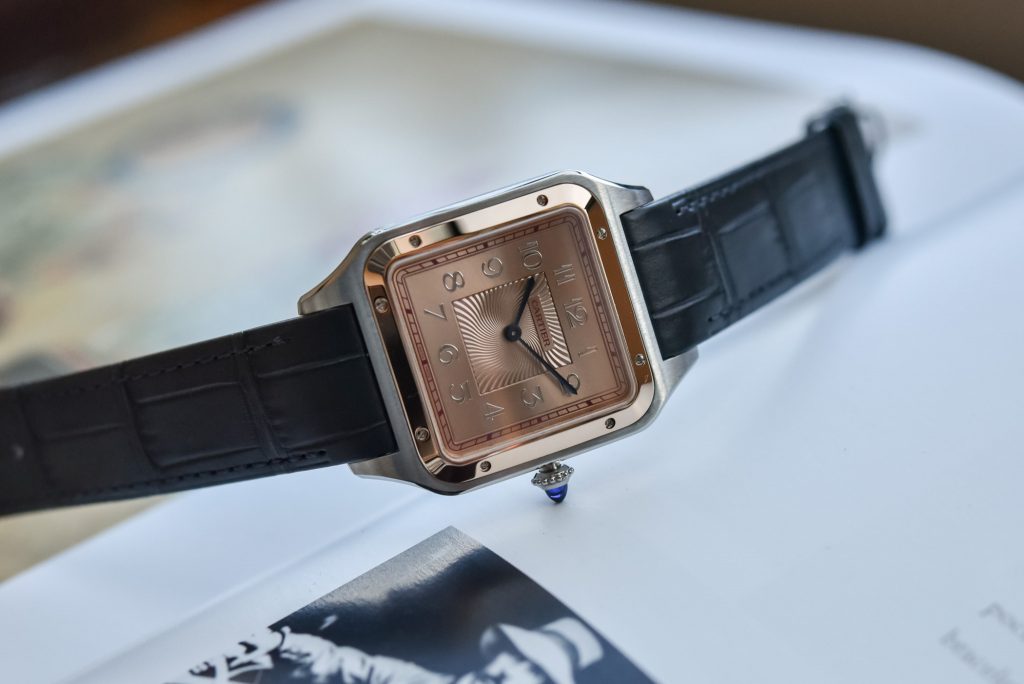 The Cartier Santos-Dumont XL Replica Watches UK Steel-and-Gold